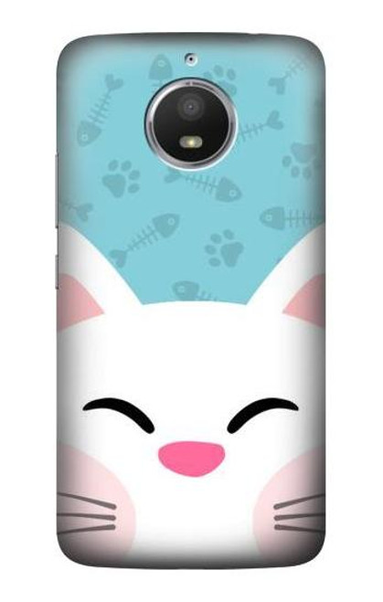 S3542 Cute Cat Cartoon Case For Motorola Moto E4 Plus