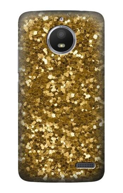 S3388 Gold Glitter Graphic Print Case For Motorola Moto E4