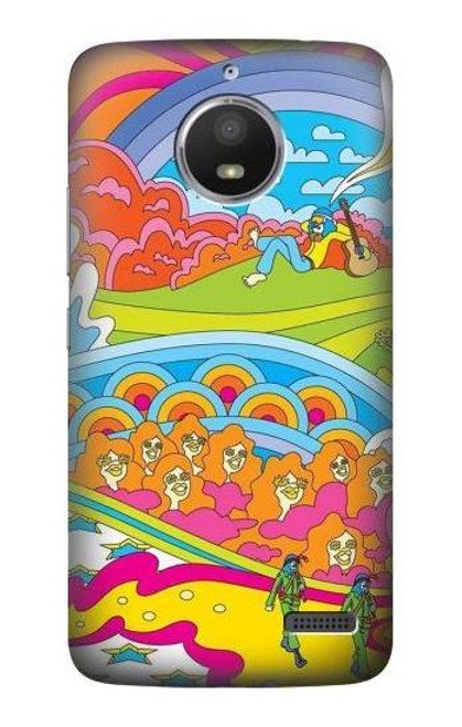 S3407 Hippie Art Case For Motorola Moto E4