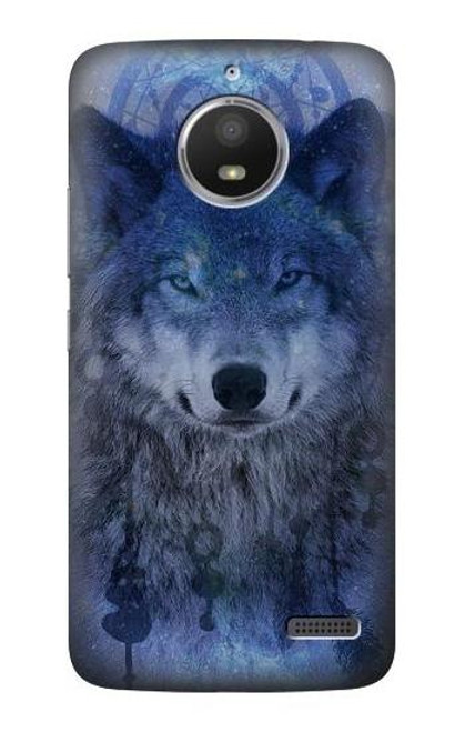 S3410 Wolf Dream Catcher Case For Motorola Moto E4