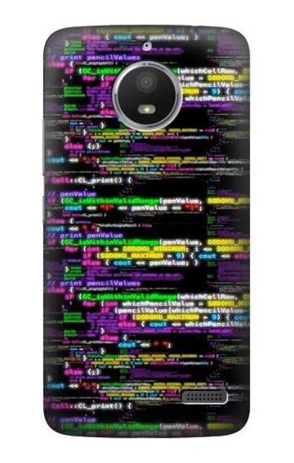 S3420 Coding Programmer Case For Motorola Moto E4