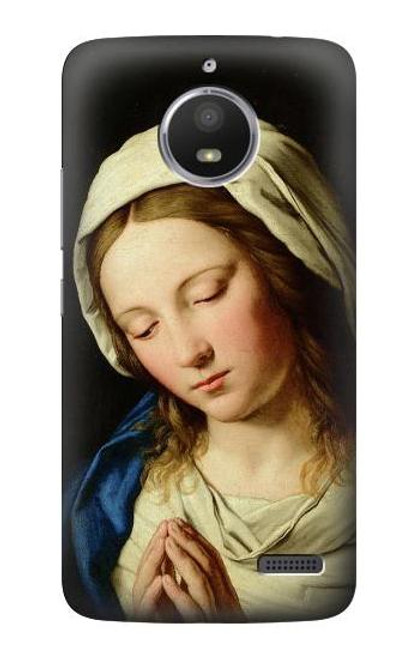 S3476 Virgin Mary Prayer Case For Motorola Moto E4