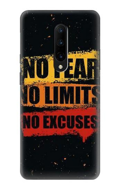 S3492 No Fear Limits Excuses Case For OnePlus 7 Pro