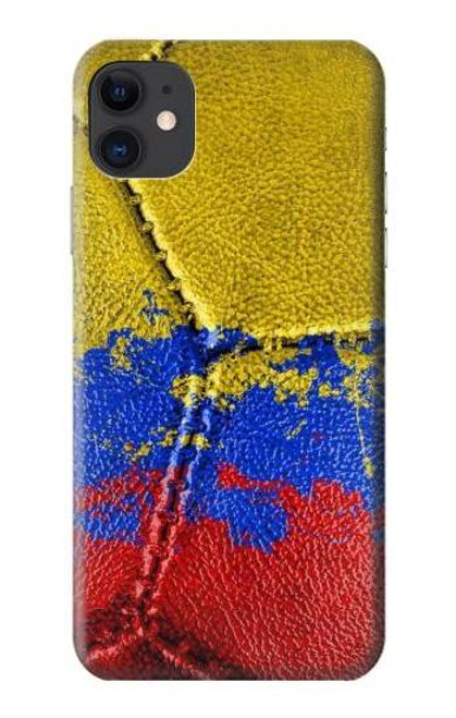 S3306 Colombia Flag Vintage Football Graphic Case For iPhone 11