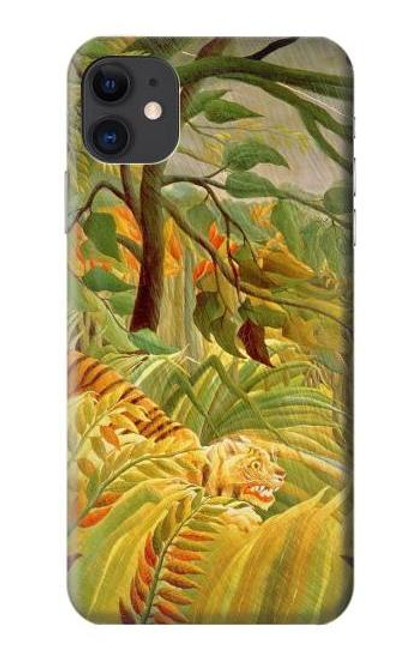 S3344 Henri Rousseau Tiger in a Tropical Storm Case For iPhone 11