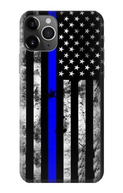 S3244 Thin Blue Line USA Case For iPhone 11 Pro Max