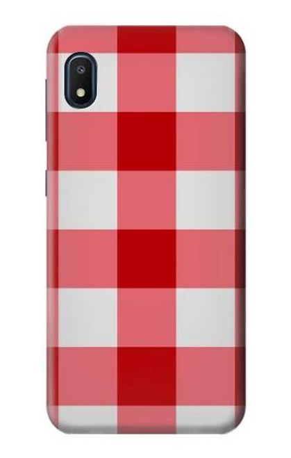 S3535 Red Gingham Case For Samsung Galaxy A10e