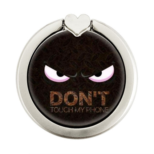 S3412 Do Not Touch My Phone Graphic Ring Holder and Pop Up Grip