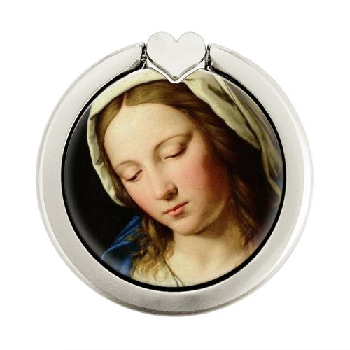 S3476 Virgin Mary Prayer Graphic Ring Holder and Pop Up Grip
