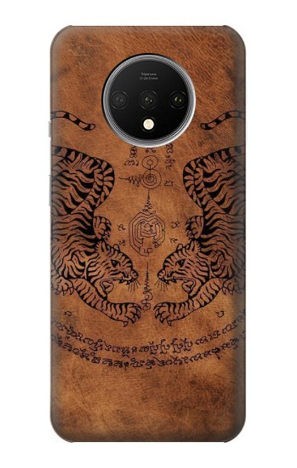 S3209 Sak Yant Twin Tiger Case For OnePlus 7T