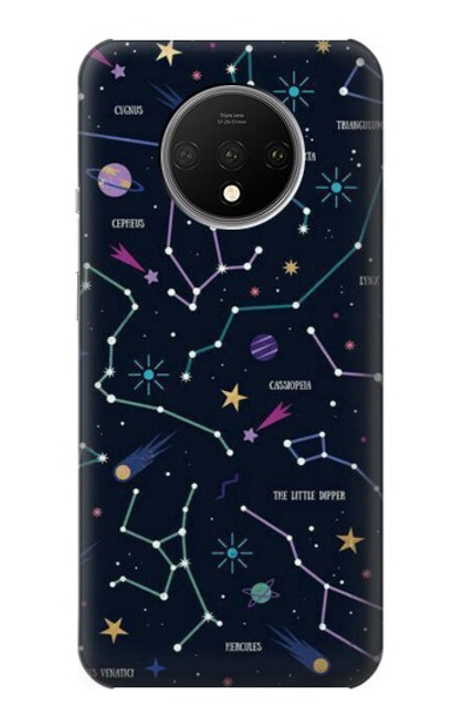 S3220 Star Map Zodiac Constellations Case For OnePlus 7T