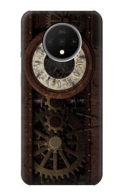 S3221 Steampunk Clock Gears Case For OnePlus 7T