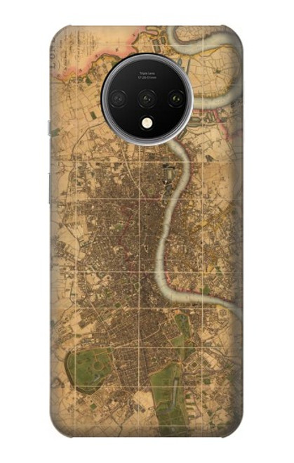 S3230 Vintage Map of London Case For OnePlus 7T