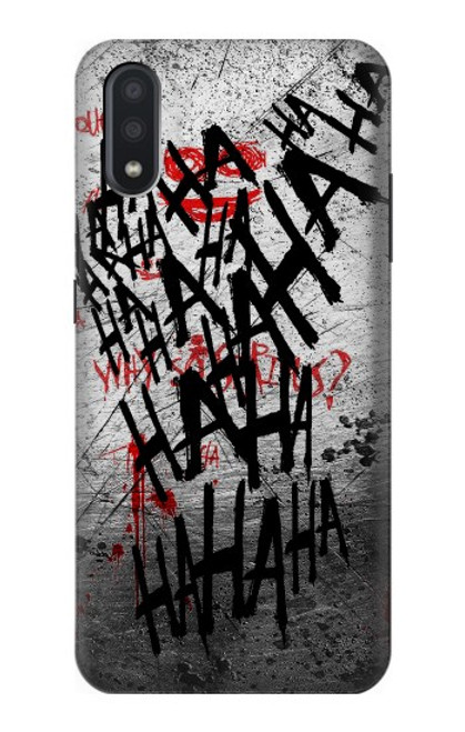 S3073 Joker Hahaha Blood Splash Case For Samsung Galaxy A01