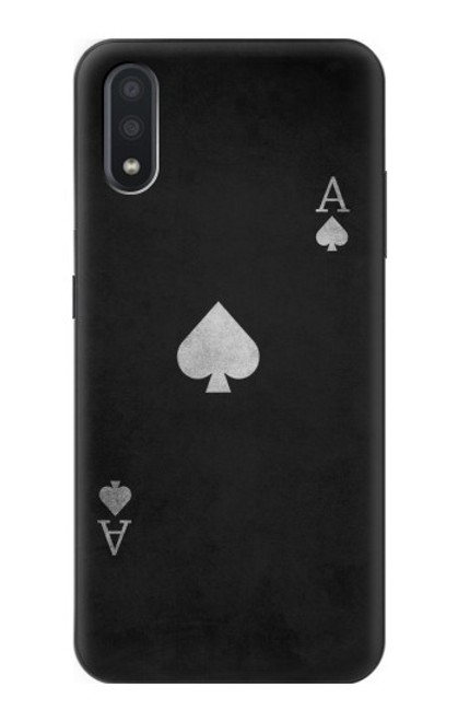 S3152 Black Ace of Spade Case For Samsung Galaxy A01
