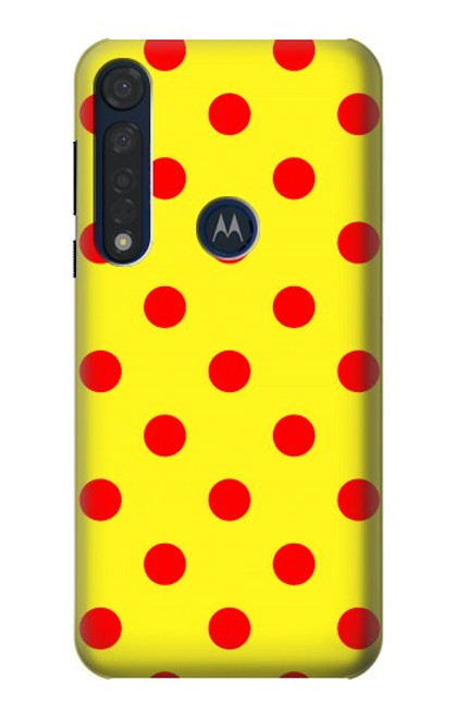 S3526 Red Spot Polka Dot Case For Motorola Moto G8 Plus