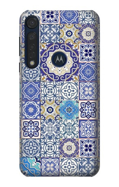 S3537 Moroccan Mosaic Pattern Case For Motorola Moto G8 Plus