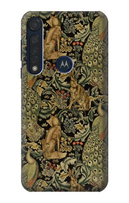 S3661 William Morris Forest Velvet Case For Motorola Moto G8 Plus