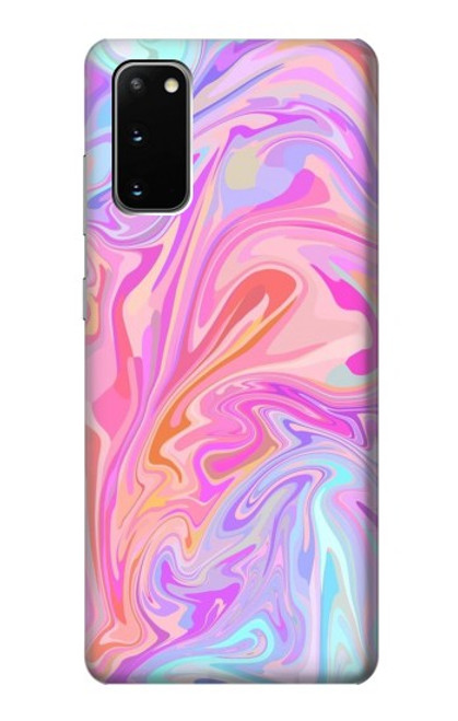 S3444 Digital Art Colorful Liquid Case For Samsung Galaxy S20