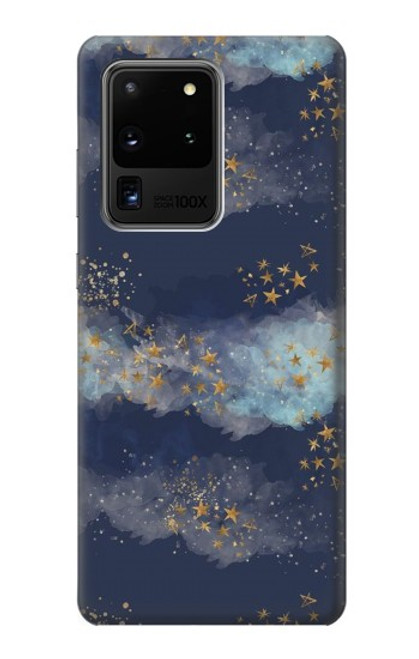 S3364 Gold Star Sky Case For Samsung Galaxy S20 Ultra