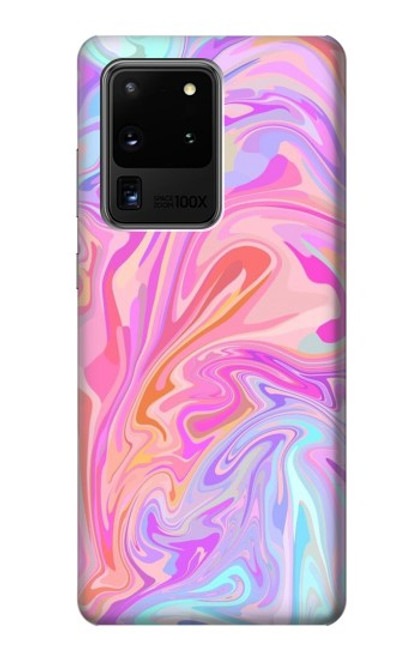 S3444 Digital Art Colorful Liquid Case For Samsung Galaxy S20 Ultra