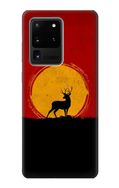 S3513 Deer Sunset Case For Samsung Galaxy S20 Ultra