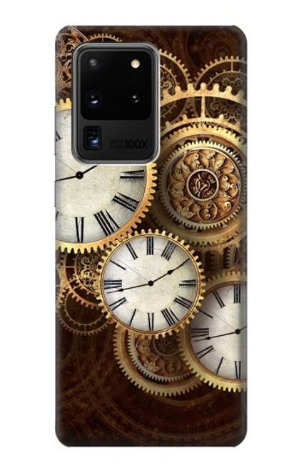S3172 Gold Clock Live Case For Samsung Galaxy S20 Ultra