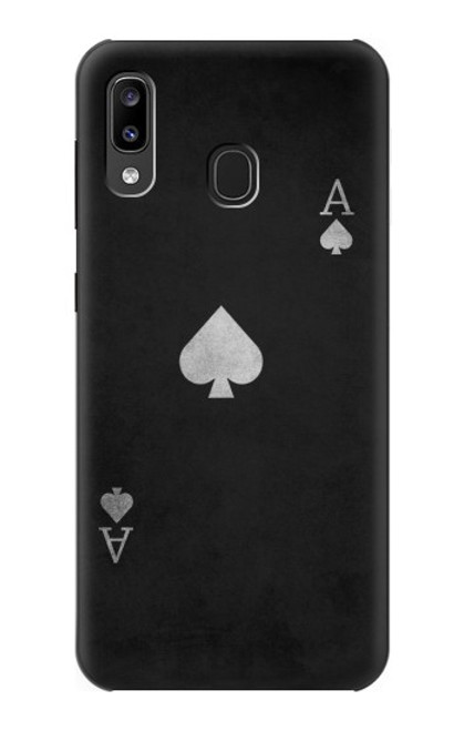 S3152 Black Ace of Spade Case For Samsung Galaxy A20, Galaxy A30