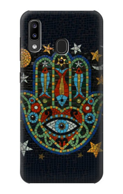 S3175 Hamsa Hand Mosaics Case For Samsung Galaxy A20, Galaxy A30