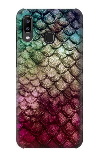 S3539 Mermaid Fish Scale Case For Samsung Galaxy A20, Galaxy A30