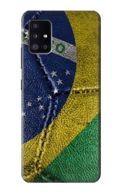 S3297 Brazil Flag Vintage Football Graphic Case For Samsung Galaxy A41