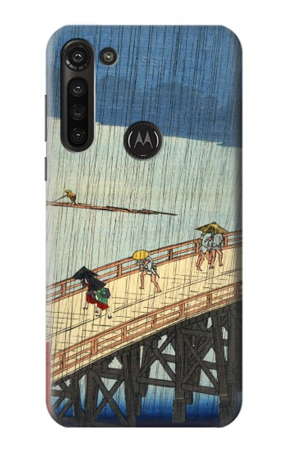 S3347 Utagawa Hiroshige Sudden shower Case For Motorola Moto G8 Power