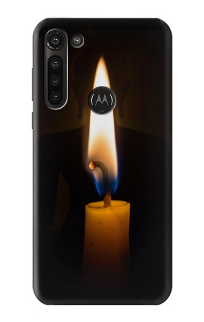 S3530 Buddha Candle Burning Case For Motorola Moto G8 Power