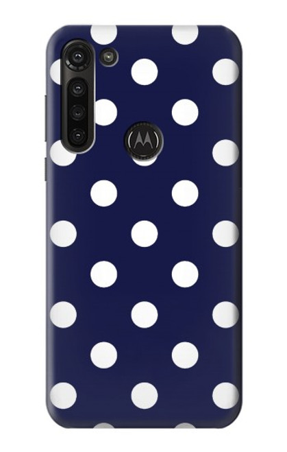 S3533 Blue Polka Dot Case For Motorola Moto G8 Power