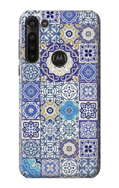 S3537 Moroccan Mosaic Pattern Case For Motorola Moto G8 Power