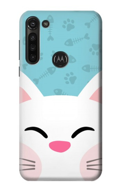 S3542 Cute Cat Cartoon Case For Motorola Moto G8 Power