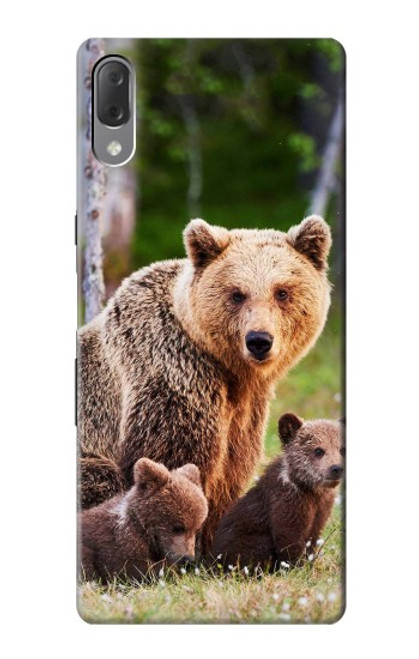 S3558 Bear Family Case For Sony Xperia L3