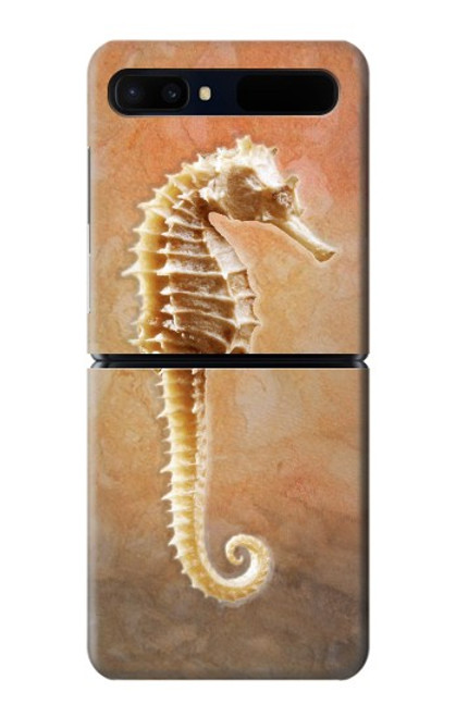 S2674 Seahorse Skeleton Fossil Case For Samsung Galaxy Z Flip 5G