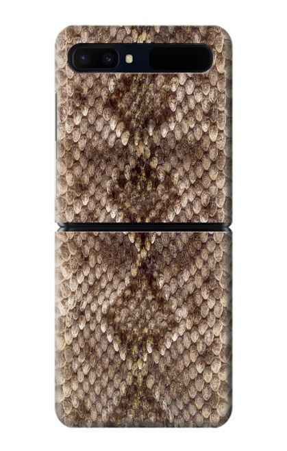 S2875 Rattle Snake Skin Graphic Printed Case For Samsung Galaxy Z Flip 5G