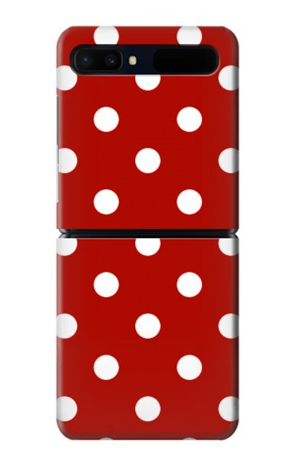 S2951 Red Polka Dots Case For Samsung Galaxy Z Flip 5G