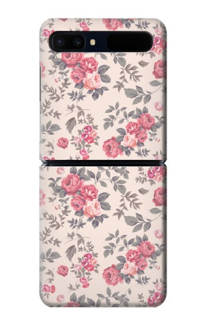 S3095 Vintage Rose Pattern Case For Samsung Galaxy Z Flip 5G