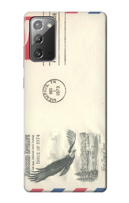 S3551 Vintage Airmail Envelope Art Case For Samsung Galaxy Note 20