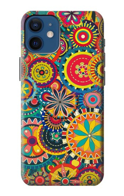 S3272 Colorful Pattern Case For iPhone 12 mini