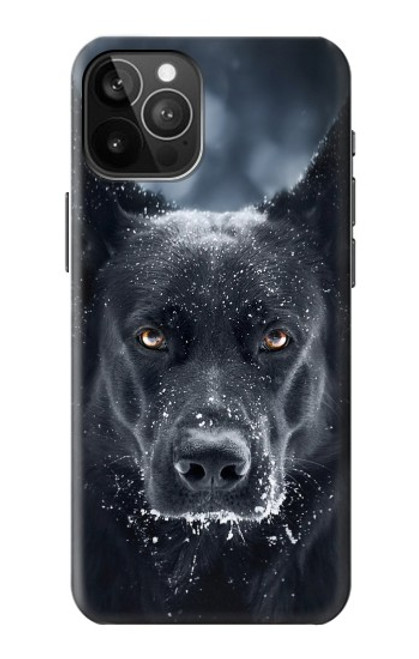 S3168 German Shepherd Black Dog Case For iPhone 12 Pro Max