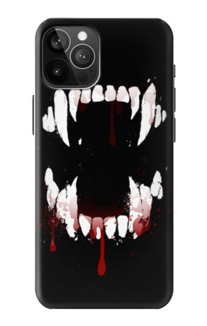 S3527 Vampire Teeth Bloodstain Case For iPhone 12 Pro Max