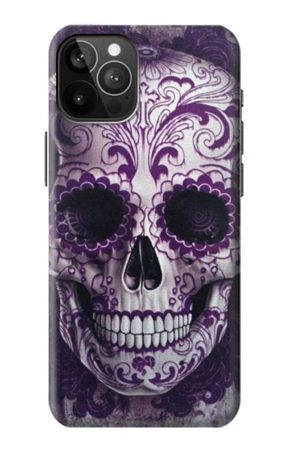 S3582 Purple Sugar Skull Case For iPhone 12 Pro Max