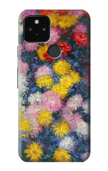 S3342 Claude Monet Chrysanthemums Case For Google Pixel 5