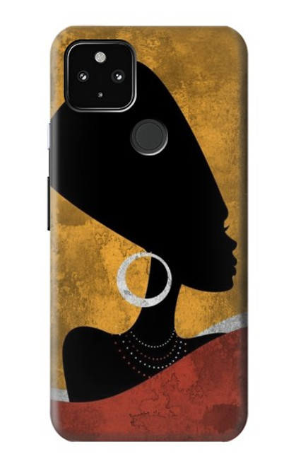 S3453 African Queen Nefertiti Silhouette Case For Google Pixel 4a 5G