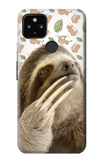S3559 Sloth Pattern Case For Google Pixel 4a 5G