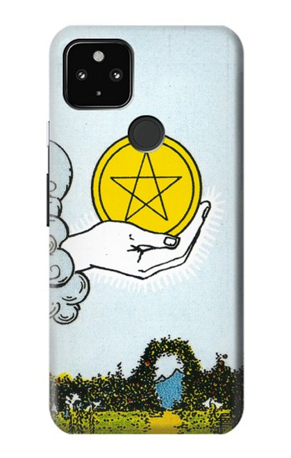 S3722 Tarot Card Ace of Pentacles Coins Case For Google Pixel 4a 5G